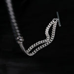 Splicing Thick Chain OT Buckle Bracelet - floysun