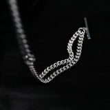 Splicing Thick Chain OT Buckle Bracelet - floysun