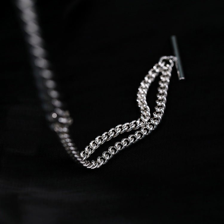 Splicing Thick Chain OT Buckle Bracelet - floysun
