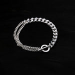 Splicing Thick Chain OT Buckle Bracelet - floysun
