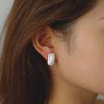 Square Baroque Pearl Earrings - floysun