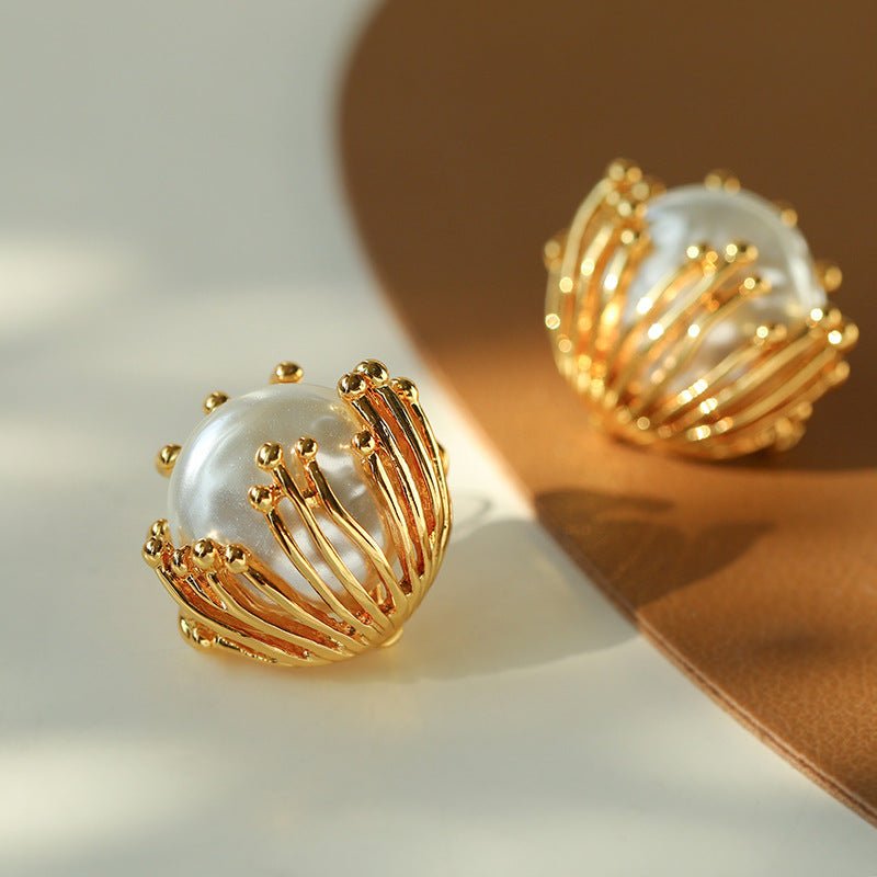 Stamen Baroque Pearls Earrings - floysun