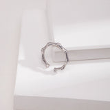 Sterling Silver Bamboo Knot Ring - floysun
