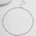 Sterling Silver Basic Chain Necklace - floysun