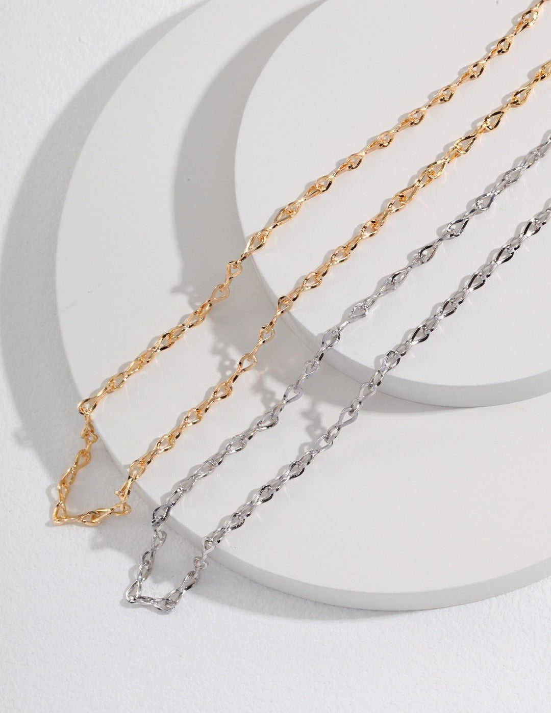 Sterling Silver Chains Necklace - floysun
