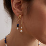 Sterling Silver Drop Pearl Earrings - floysun