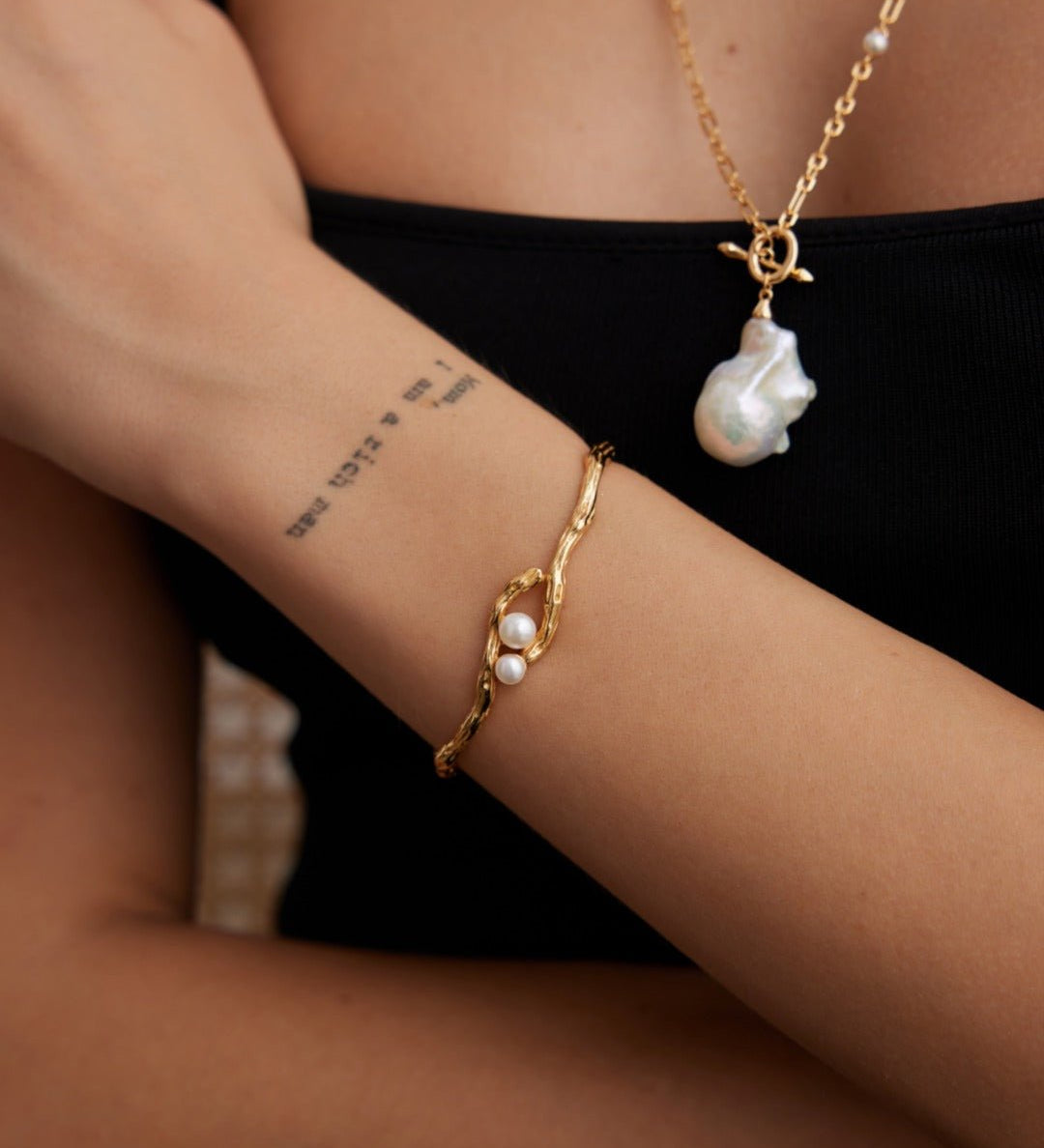 Sterling Silver Pearl Bracelet - floysun