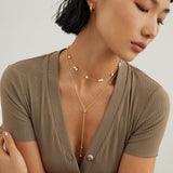 Sterling Silver Spliced Pearl Necklaces - floysun