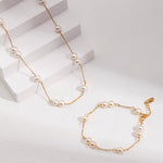 Sterling Silver Spliced Pearl Necklaces - floysun