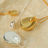 Stylish Large Water Drop Pendant Necklace - floysun