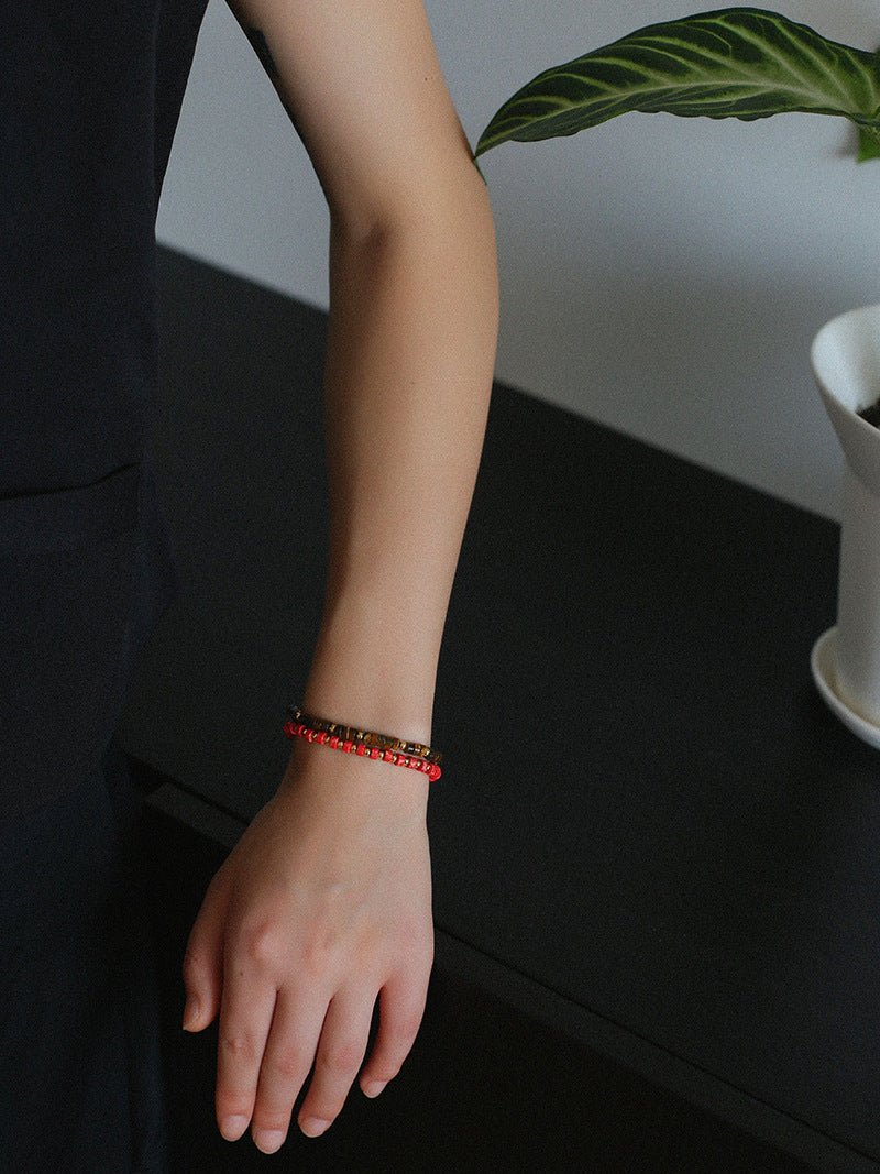 Tiger Stone Handmade Beaded Bracelet - floysun