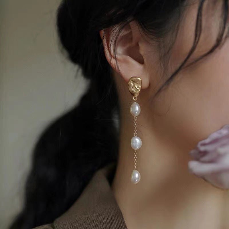 Timeless Charm Pearl Drop Earrings - floysun