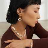 Vintage Irregular Baroque Pearl Necklace - floysun