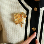 Vintage Rose Pin Brooch - floysun