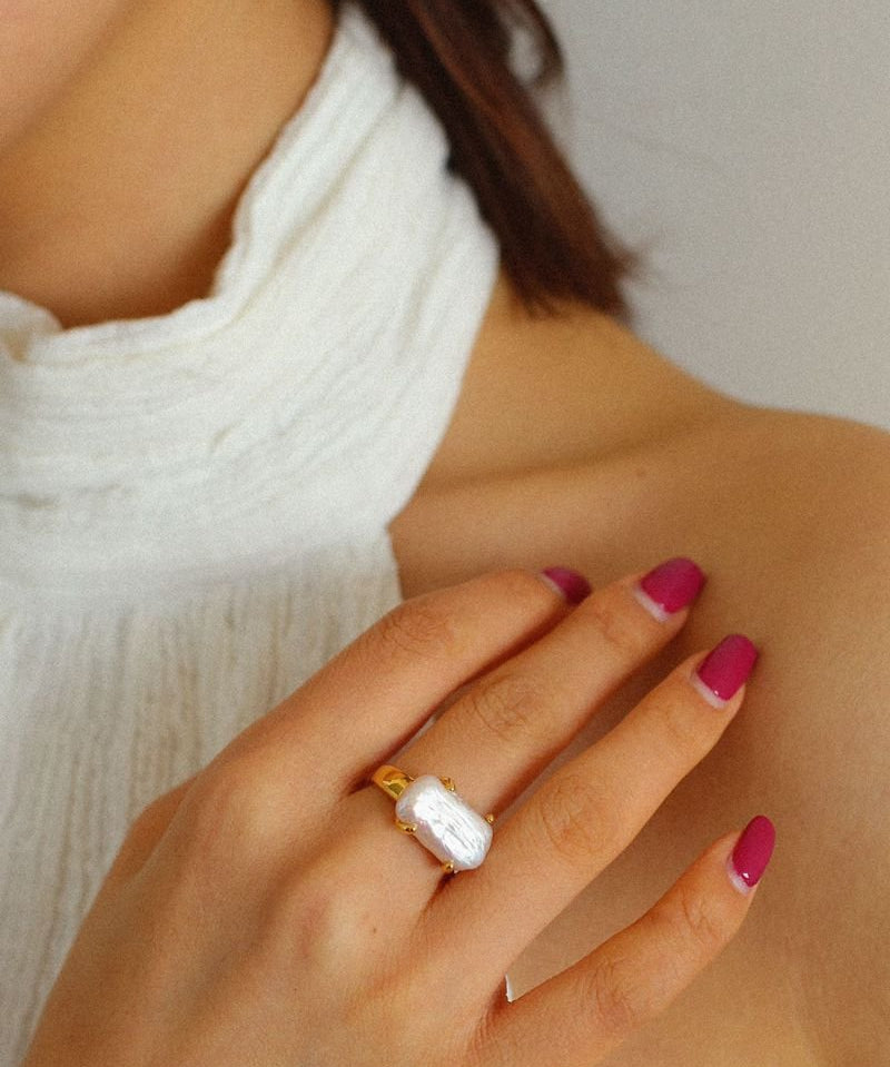 Vintage Square Baroque Ring - floysun