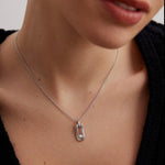 Vintage Square Sterling Silver Pearl Necklaces - floysun
