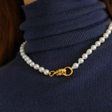 Water Drop Baroque Pearl Necklace - floysun