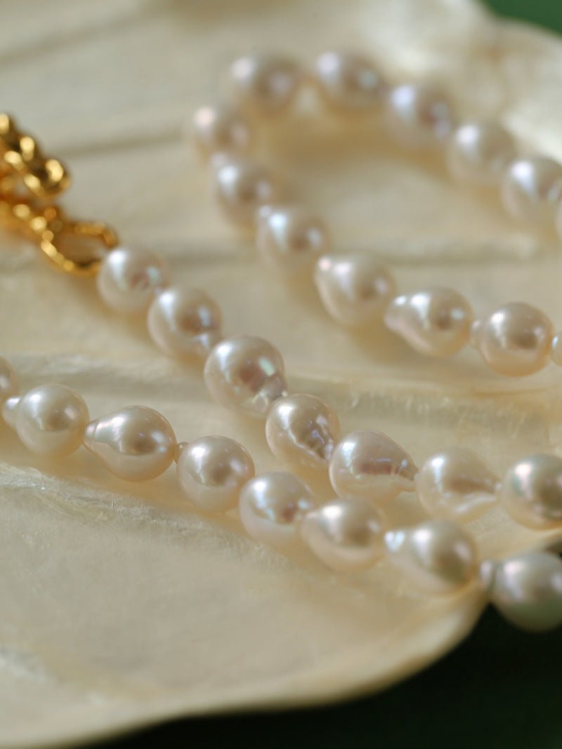 Water Drop Baroque Pearl Necklace - floysun