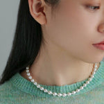 Water Drop Baroque Pearl Necklace - floysun