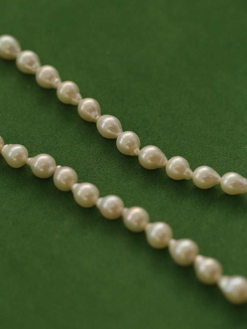 Water Drop Baroque Pearl Necklace - floysun