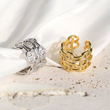 Wide-faced Hollow Pig Nose Ring