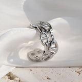 Wide-faced Hollow Pig Nose Ring