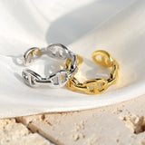 Wide-faced Hollow Pig Nose Ring
