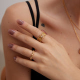 Simple and Versatile: Sterling Silver Small Love Ring