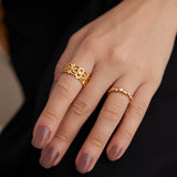 Simple and Versatile: Sterling Silver Small Love Ring